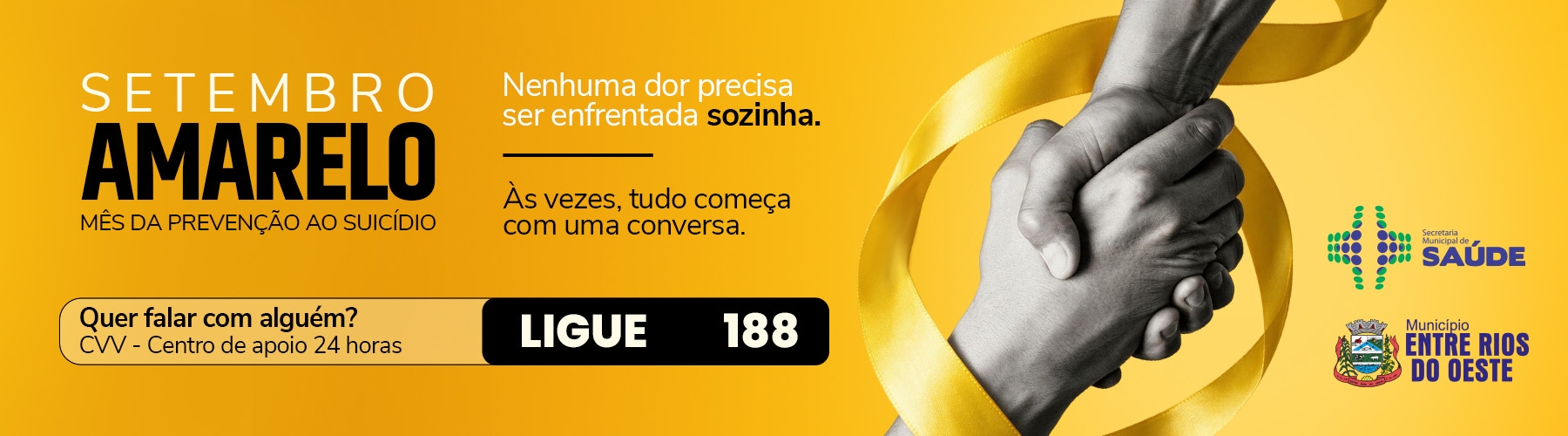 SETEMBRO AMARELO: MÊS DE PREVENÇÃO AO SUICÍDIO