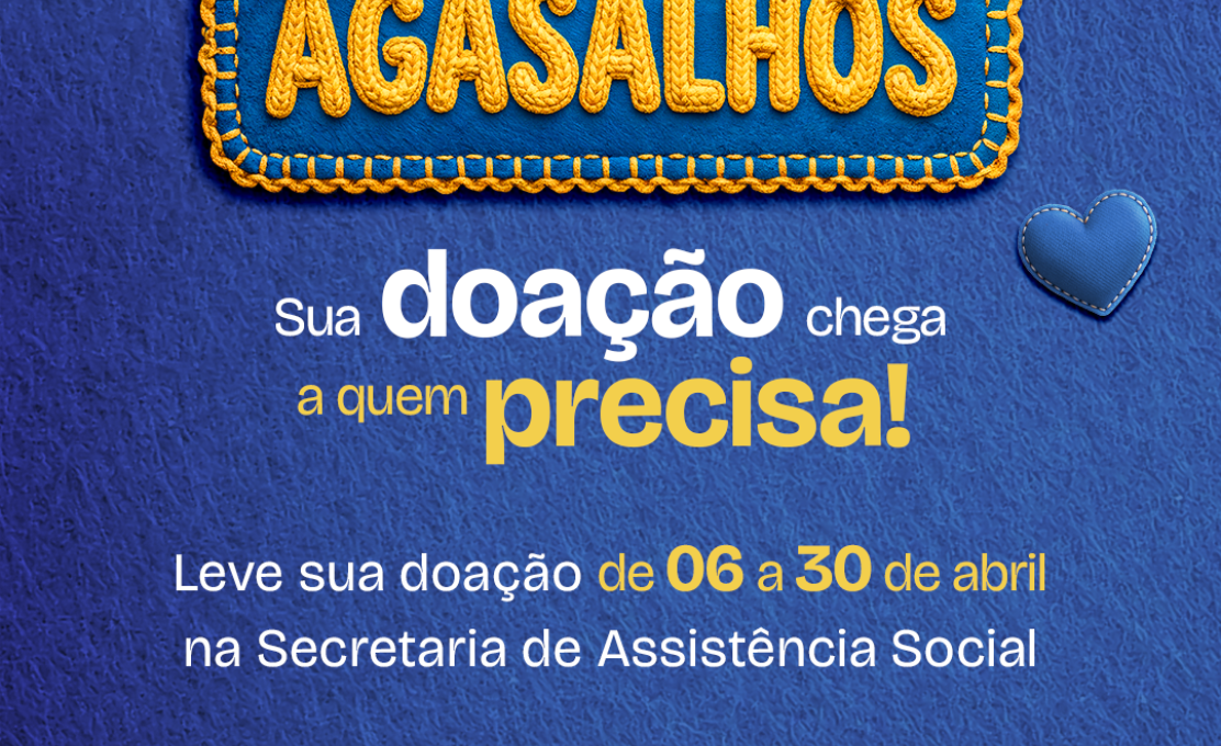 CAMPANHA DO AGASALHO 2026 EM ENTRE RIOS DO OESTE