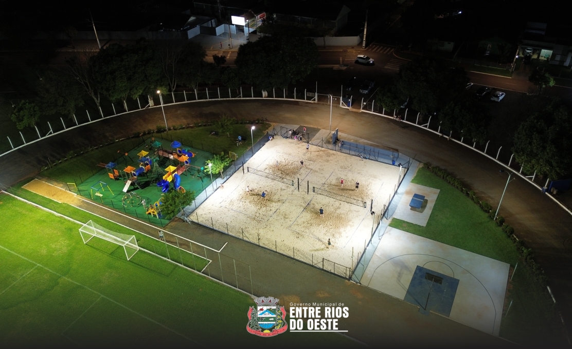 INAUGURAÇÃO DA AMPLIAÇÃO DA QUADRA DE AREIA DO ESTÁDIO MUNICIPAL
