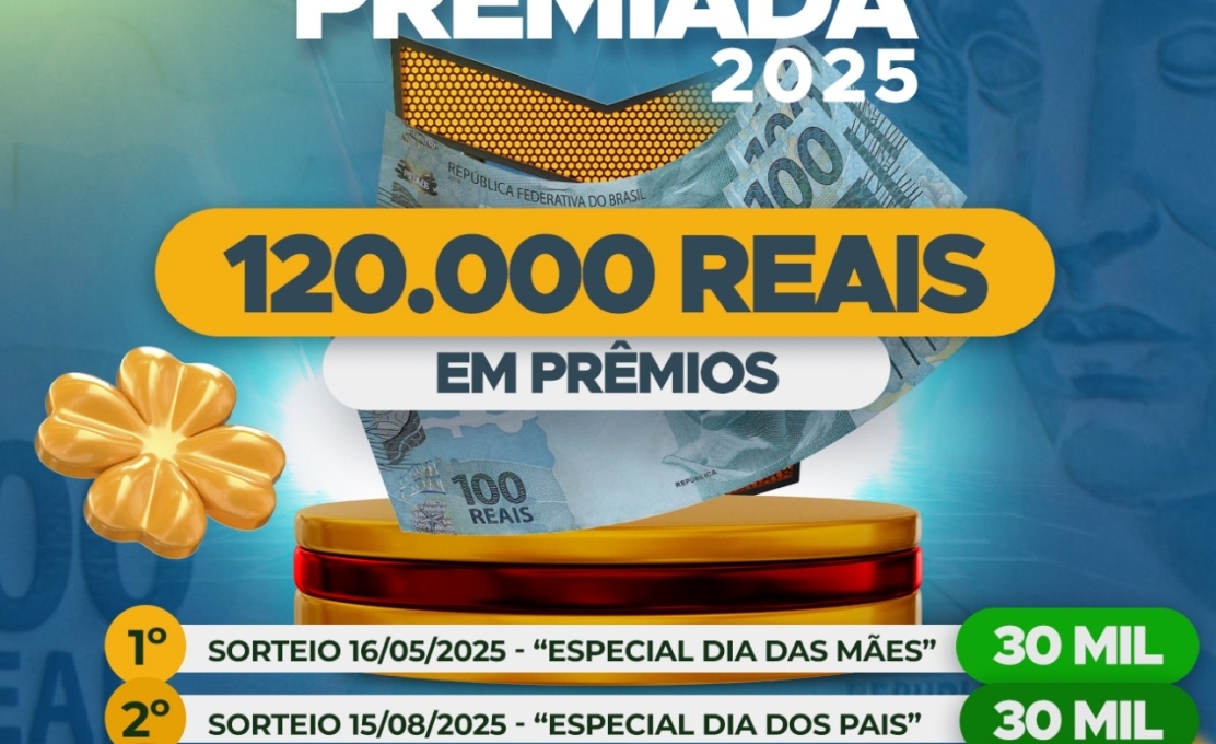 Primeiro Sorteio da Nota Fiscal Premiada Acontece no Dia 16 de Maio, em Comemora...