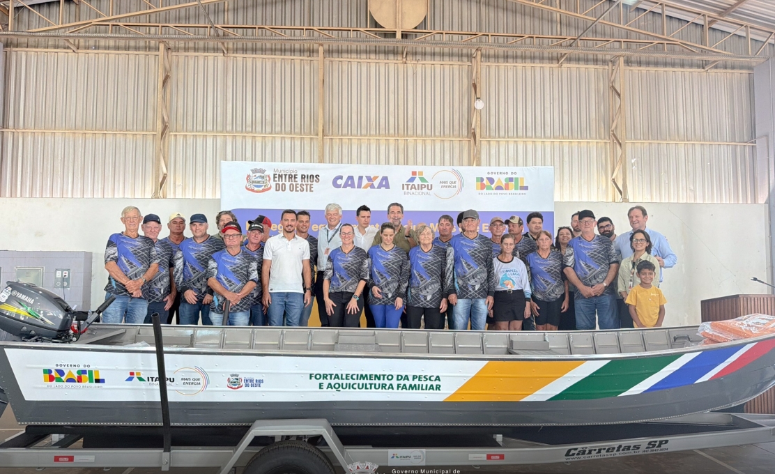  FORTALECIMENTO DA PESCA EM ENTRE RIOS DO OESTE: ENTREGA DE EQUIPAMENTOS DO PROG...