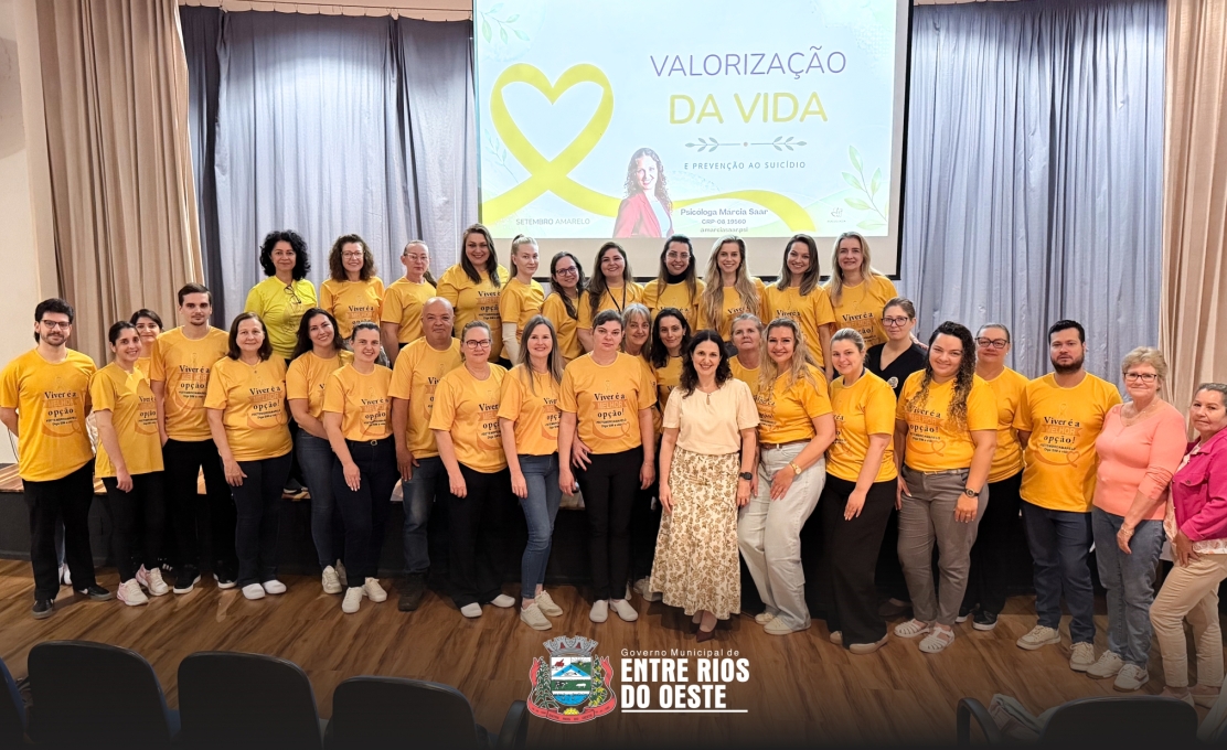  ENTRE RIOS DO OESTE REALIZA PALESTRA SOBRE SAÚDE MENTAL EM APOIO AO SETEMBRO A...
