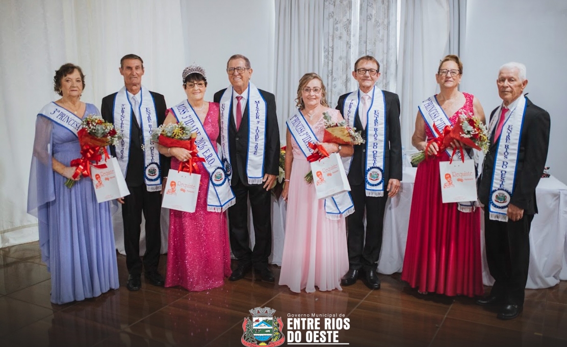 CONCURSO MISS E MISTER TERCEIRA IDADE EM ENTRE RIOS DO OESTE