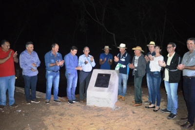 Ponte sobre o Rio Facão Torto é inaugurado em Entre Rios do Oeste