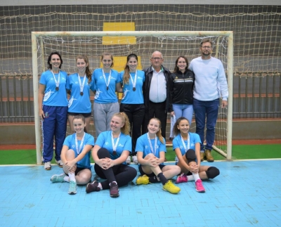 Handebol feminino de Entre Rios do Oeste fica em  3º lugar nos Jogos Abertos do Paraná