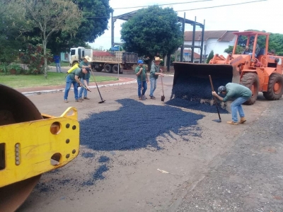 Operação Tapa Buraco é intensificada no Município
