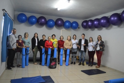Sala de Pilates recebe novos aparelhos