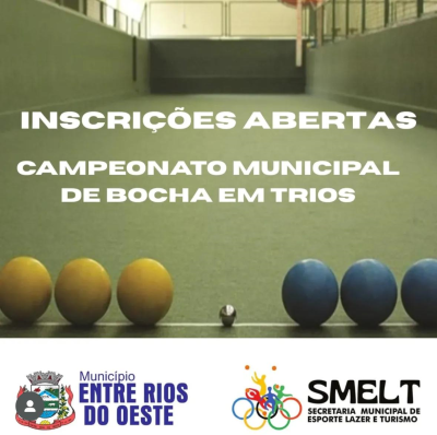 Campeonato Municipal de Bocha - TRIOS