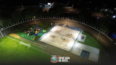 INAUGURAÇÃO DA AMPLIAÇÃO DA QUADRA DE AREIA DO ESTÁDIO MUNICIPAL