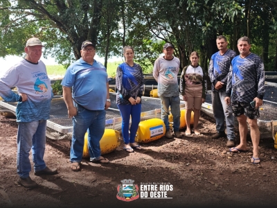 PESCA ARTESANAL EM ENTRE RIOS DO OESTE RECEBE INVESTIMENTO DO PROGRAMA 