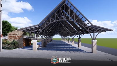 LICITAÇÃO PARA CONSTRUÇÃO DE CALÇADÃO COBERTO EM ENTRE RIOS DO OESTE